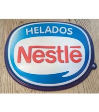 CARTELLO TABELLA INSEGNA PUBBLICITARIA-GELATI/HELADOS NESTLÉ-VINTAGE COLLECTION