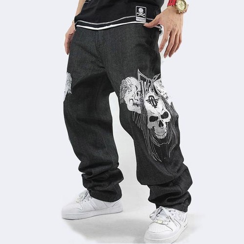 Jeans hip hop uomo denim