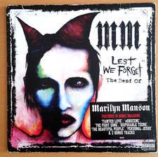 MARILYN MANSON " LEST WE FORGET THE BEST OF " - INTERSCOPE RECORDS 9864285 - UK 