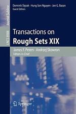 Transactions on Rough Sets XIX