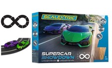 SLOT CAR SCALEXTRIC PISTA ELETTRICA PER AUTO SUPERCAR SHOWDOWN SCALA 1:32