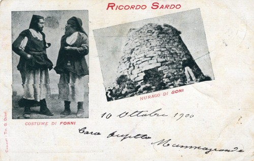 Antica cartolina costumi - cartolina:,