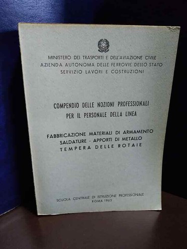 Libro ferrovie dello - dello, stato