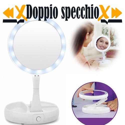 Specchio trucco flessibile - trucco, con