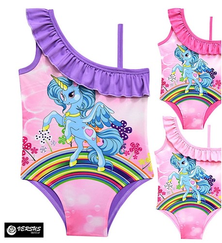 Unicorno costume intero mare - unicorno,