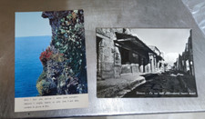 Pompei e sorrento lotto di 2  vecchie cartoline paesaggistiche vintage campania