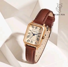 Retro Square Women Quartz