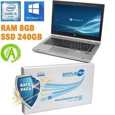 PC COMPUTER PORTATILE NOTEBOOK HP 8460P I5 14" 8GB 240GB WINDOWS 10 PRO RUGGED