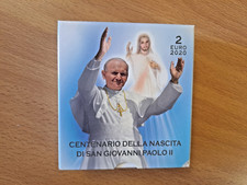 2020 2 euro Vaticano Proof – 100° Anniversario nascita Papa Giovanni Paolo II