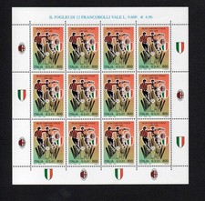 1999 FOGLIETTO MILAN CAMPIONE D'ITALIA NUOVO