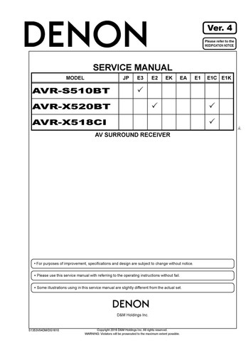 Manuale servizio - manuale,