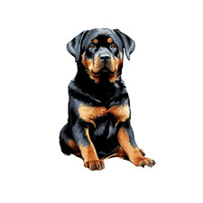 Adesivo auto cane gigante XXXL