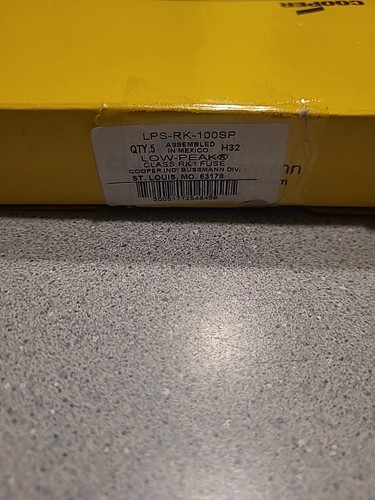 Bussmann lps 100sp - bussmann, lps-rk-100sp