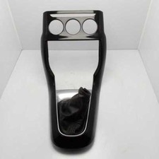 MASCHERINA TUNNEL CONSOLE CENTRALE LEVA CAMBIO FINITURA SURROUND NERO ARGENTO CO