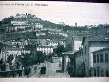 ITALIA*1900 veduta di Fiesole