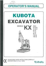 MANUALE OPERATORE KUBOTA