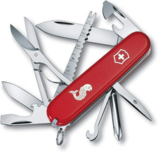 , Fisherman, Coltellino Svizzero, Originale, Multiuso, Campeggio, 18 Funzioni, L