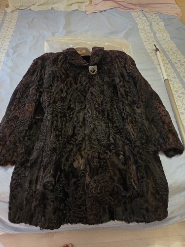 Pelliccia astrakan nera asti - pelliccia,
