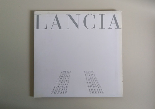 Depliant brochure lancia - depliant,