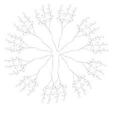  25 pz steli di fiori in