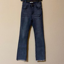 Laulia Jeans Bootcut Svasati Grigio XS Casual Streetwear Basic Alternative Y2K