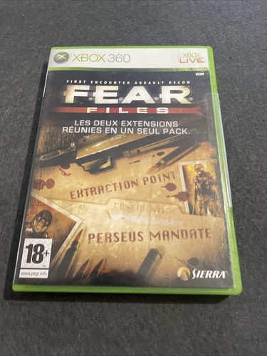 Fear files jeu xbox 360 - xbox,