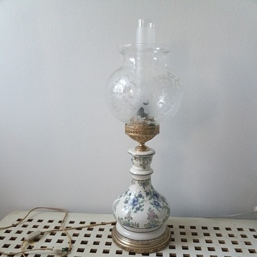 Lampada vintage porcellana - lampada,