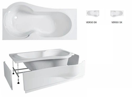 Vasca rettangolare 170x70 - vasca,
