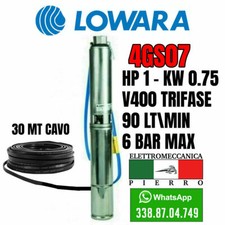 4GS07 POMPA LOWARA sommersa