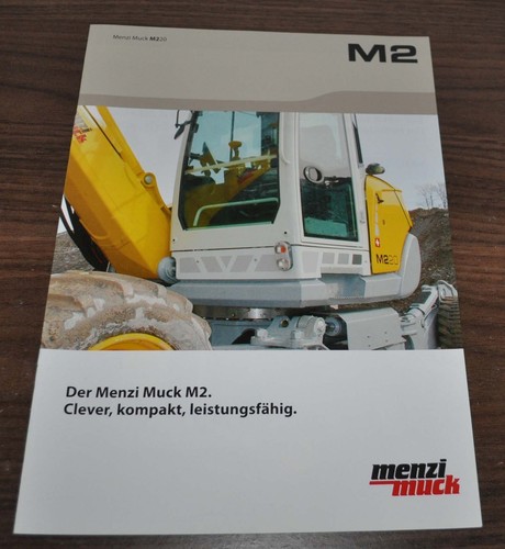 Brochure depliant escavatore