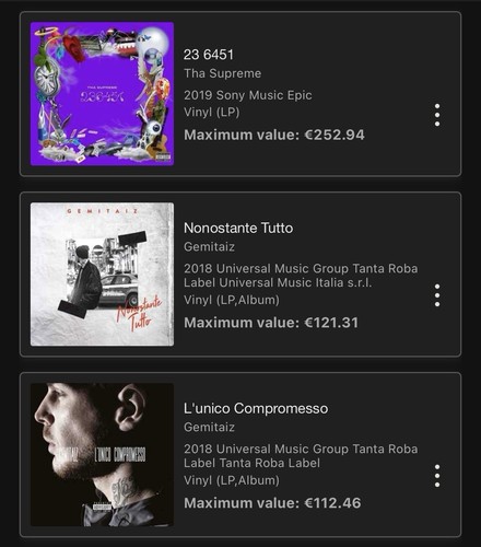 Lotto vinili rap - rap, italiano
