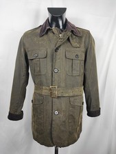 Giacca Barbour Uomo verde cerato New field Polo club Medium- Man Olive New fi...