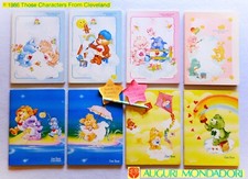 ? CARE BEARS Orsetti del Cuore VINTAGE 1986 QUADERNI + PENNA Jollyna jollina 80