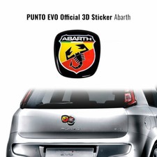 Adesivo Abarth 3D Ricambio