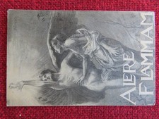 CARTOLINA MILITARE VIAGGIATA BOY SCOUT ESPLORATORE ALERE FLAMMAM 1923 REGNO ITAL