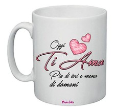 tazza mug  8x10 scritta ti amo