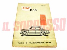 LIBRETTO USO E MANUTENZIONE FIAT 1100 103 D H NORMALE LUSSO FAMILIARE ORIGINALE