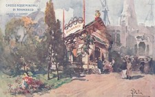 756/ EXTRA - ESPOSIZIONE MILANO 1906 - CHIOSCO ACQUE DI BOGNANCO - ILL.PALA