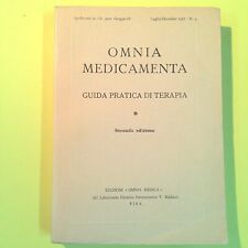 OMINIA MEDICAMENTA GUIDA PRATICA DI TERAPIA 9 EDIZIONI OMNIA MEDICA 1967