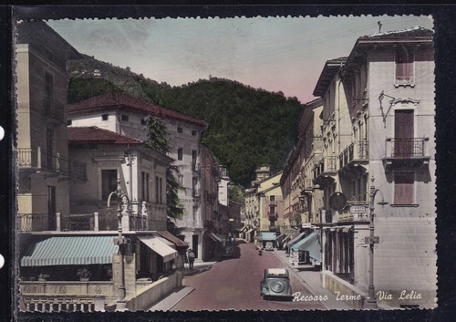 Cartolina recoaro terme via - terme,