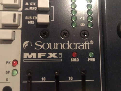 Soundcraft analog mixer - analog,