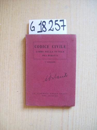 Codice civile libro della - codice,