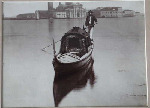 Stampa foto 1880 gondola - foto,