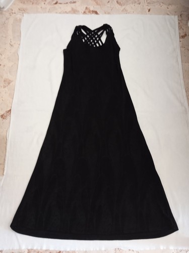 Vestito lungo estivo nero con