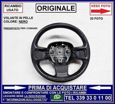 Volante sterzo pelle nero - sterzo, in