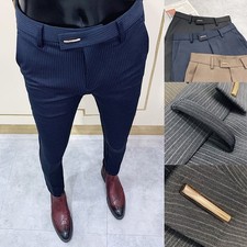 Pantaloni Uomo Eleganti Slim