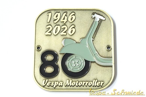 Targa metallo anni - anni, di
