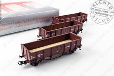 ATM 12.004 set di 3 carri merci FS Tipo L58 trasporto carbone - Epoca IV