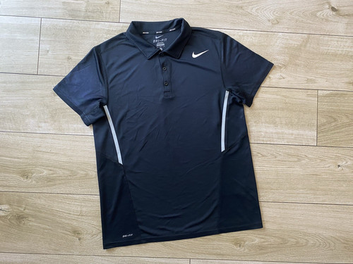 Polo nera nike dri - polo, dri-fit