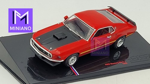 Ford mustang mach 1969 rouge - ford,